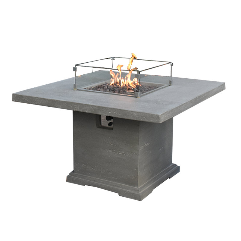 Elementi Tisch mit Feuerstelle Birmingham Wayfair.de